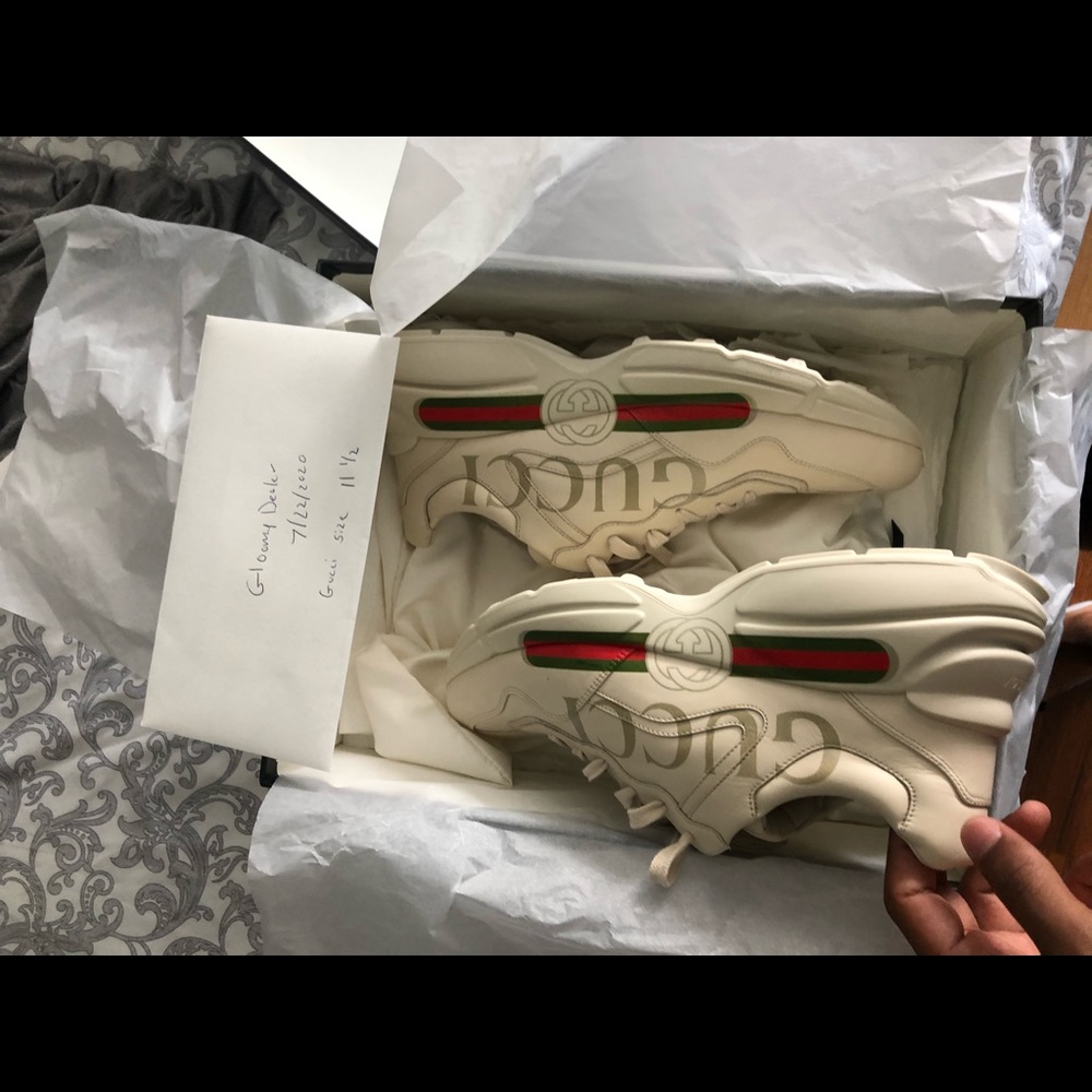 Gucci’s sneakers brand new never worn